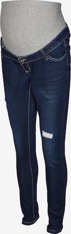 Vero Moda Maternity Skinny Jeans 'Zia' in Blau: predná strana