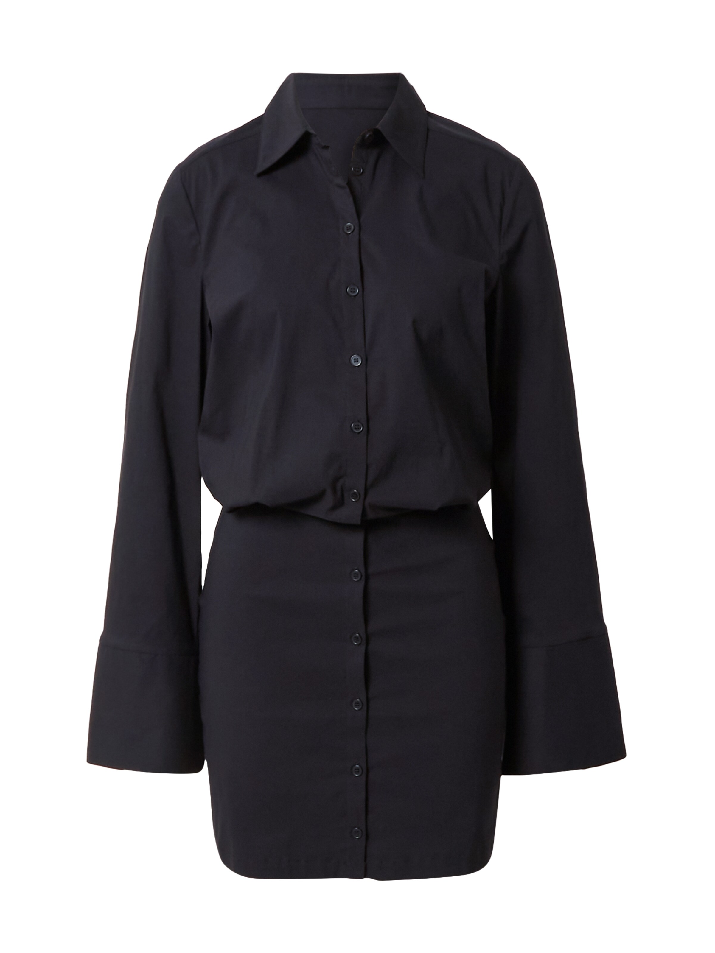 Rochie tip bluză 'Naomi' de la RÆRE by Lorena Rae pe negru: față