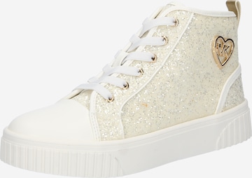 Michael Kors Kids - Zapatillas deportivas en plata: frente