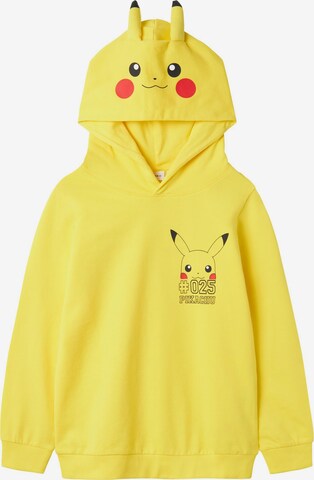 NAME IT Sweatshirt 'Pokémon' in Gelb: predná strana