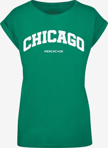 T-shirt 'Chicago' Merchcode en vert : devant