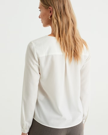 WE Fashion - Blusa en blanco