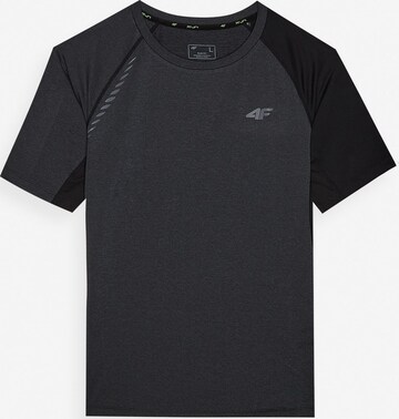 4F Performance shirt in Black: front