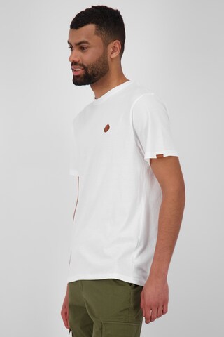 Alife and Kickin - Camiseta 'MaddoxAK' en blanco