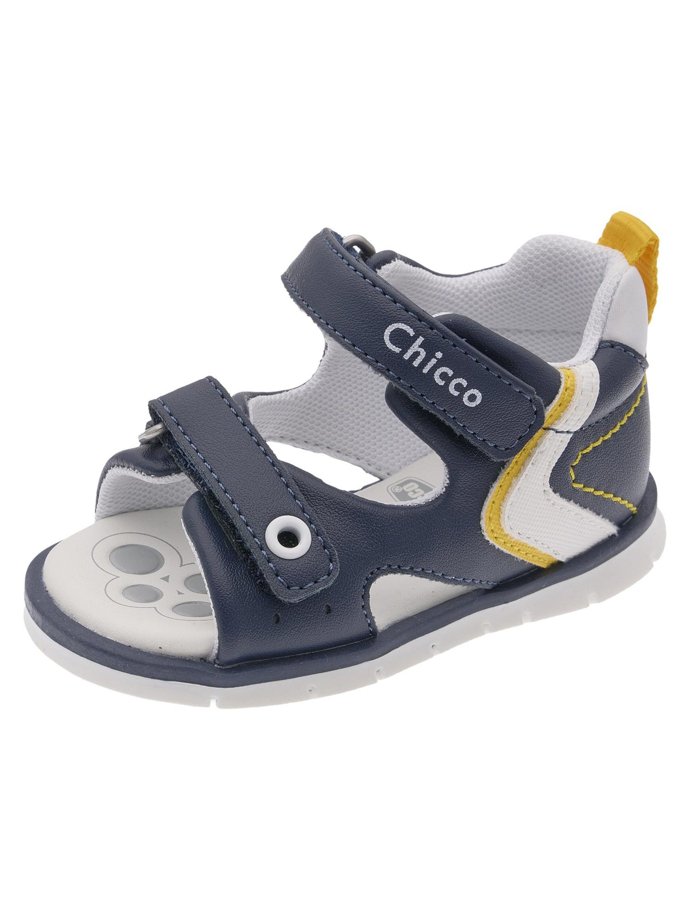 Chicco - Sandália 'Flod' em azul: frente