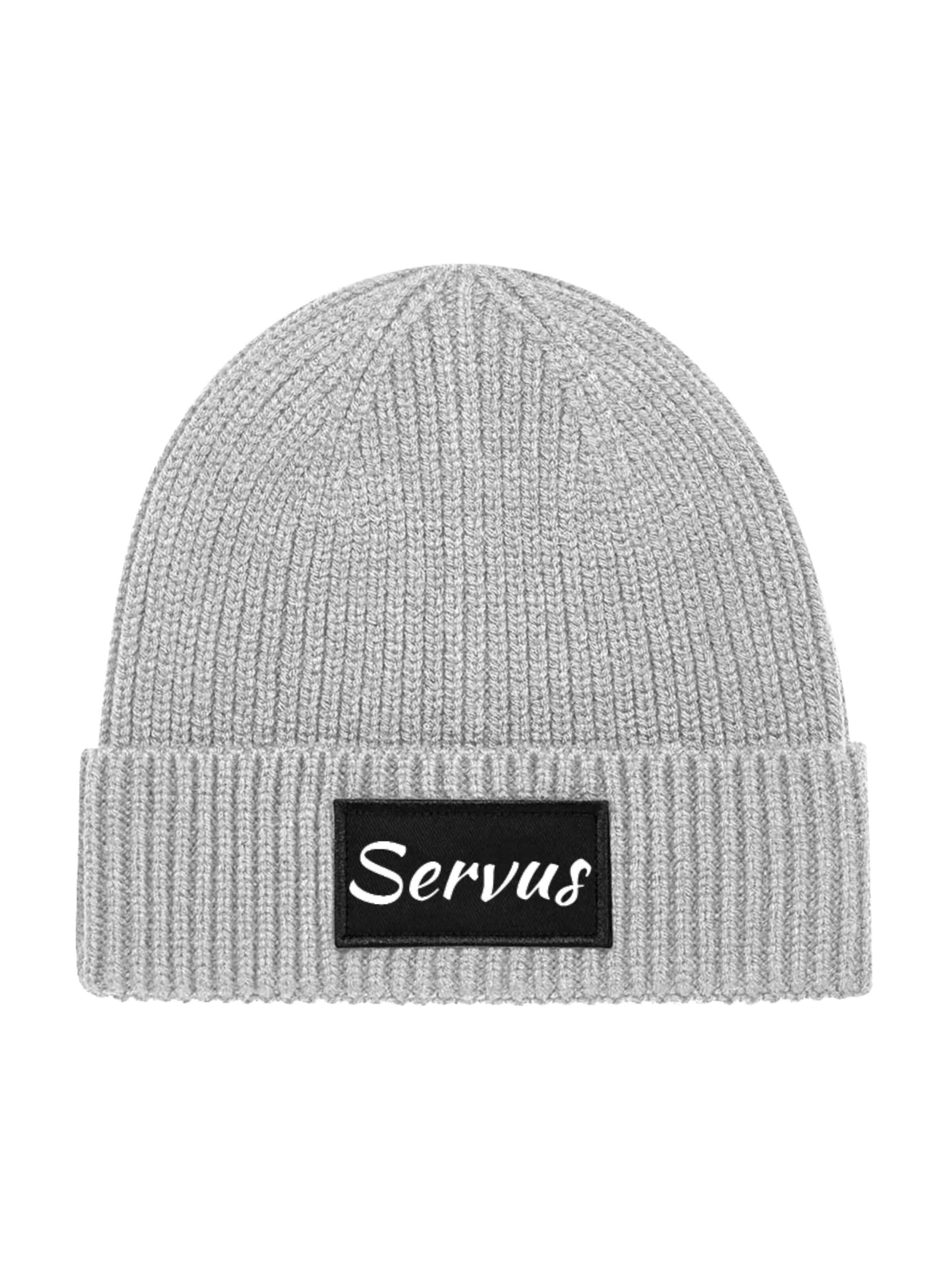 Youth Designz Beanie 'Servus' in Grey: front