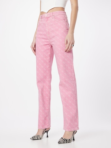 GUESS Regular Jeans 'MELROSE' in Pink: front