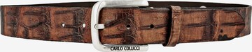 Carlo Colucci Belt 'Ciaghi' in Brown: front