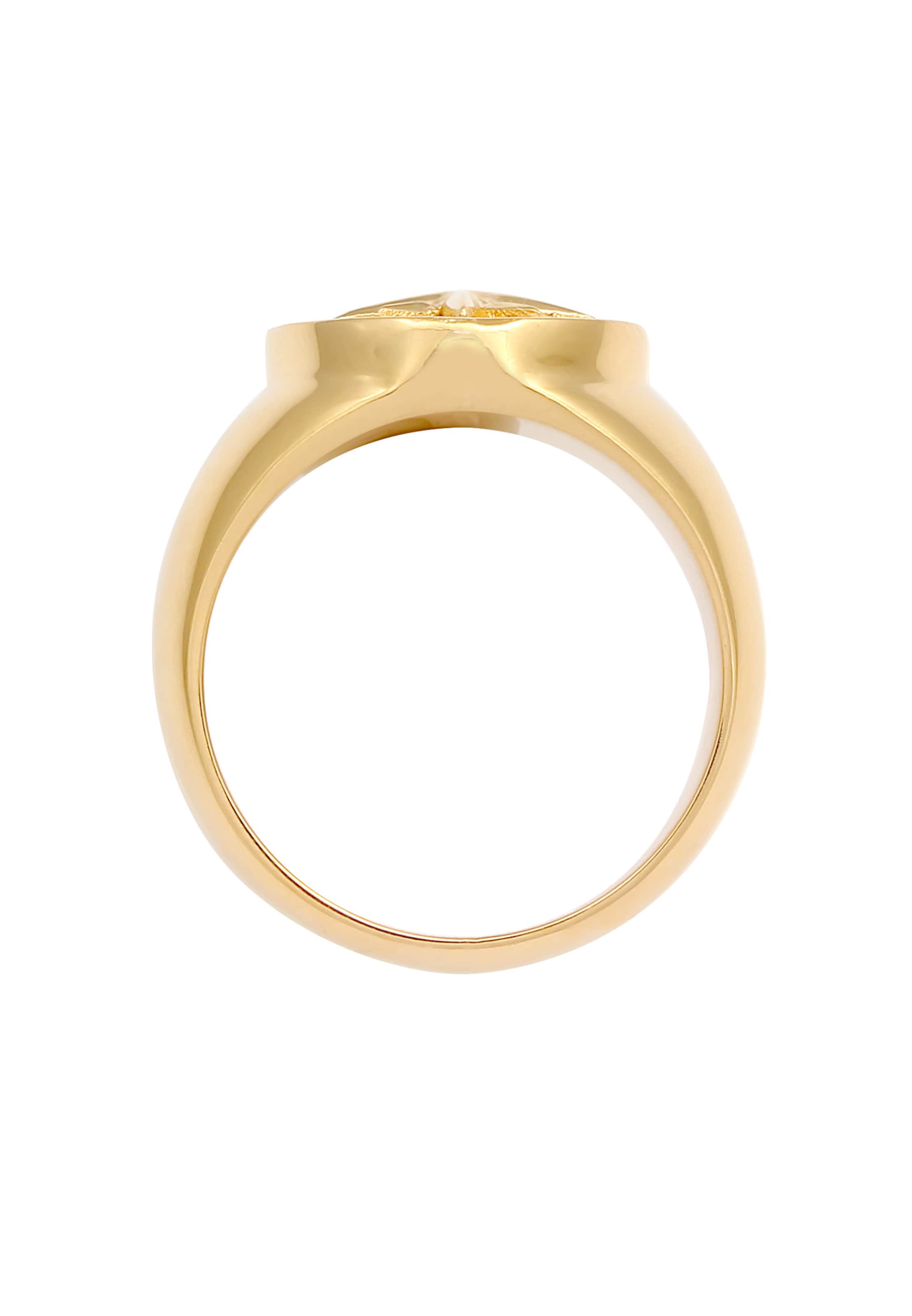 KUZZOI Ring 'Kompass' in Gold