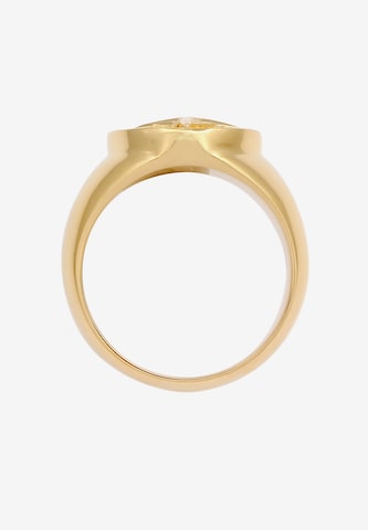 KUZZOI Ring 'Siegelring, Kompass' in Gold