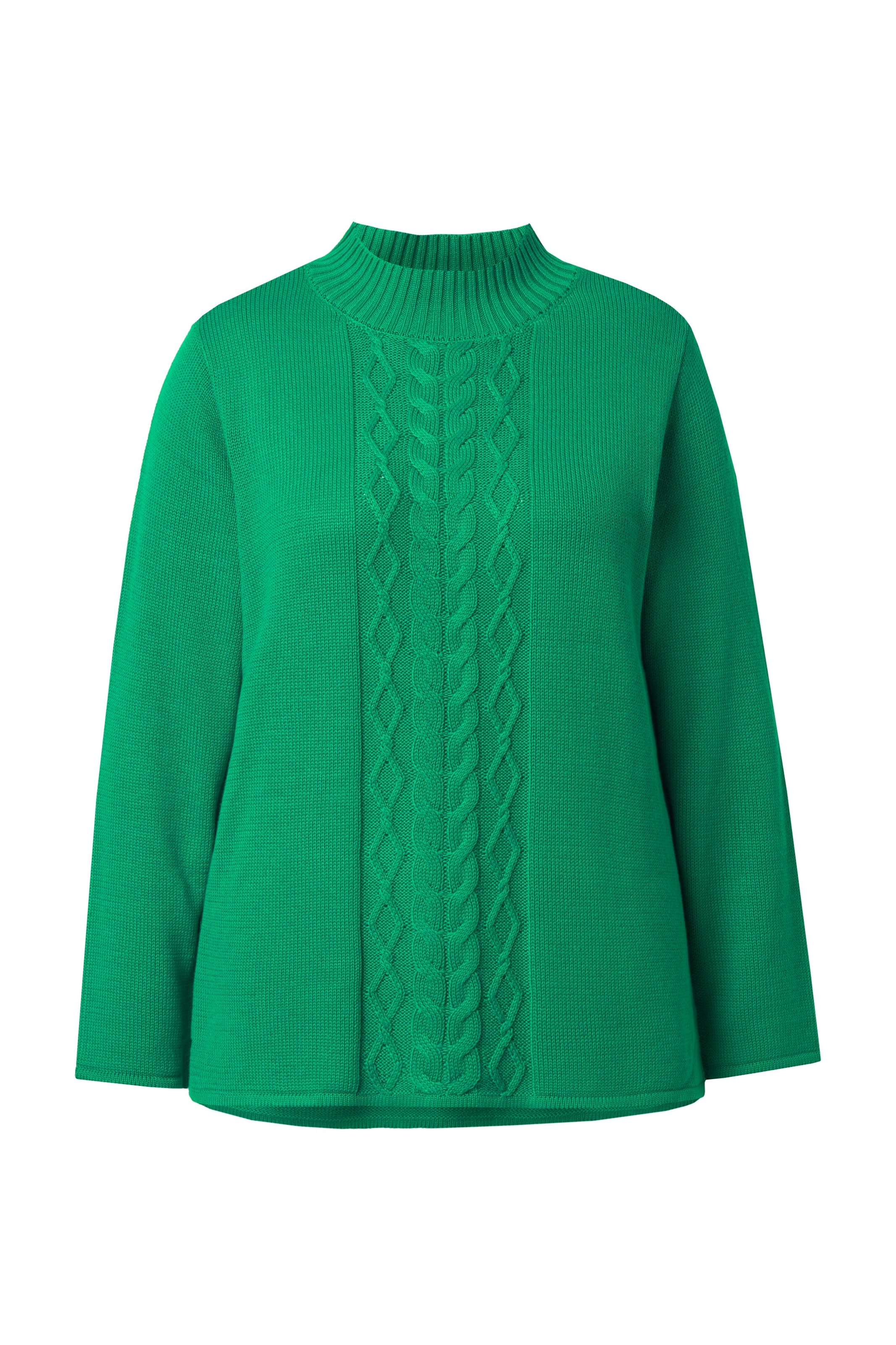 Ulla Popken Trui in Groen: voorkant