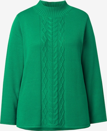 Ulla Popken Sweater in Green: front
