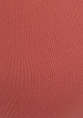 LASCANA Koszulkowy Góra bikini w kolorze czerwony