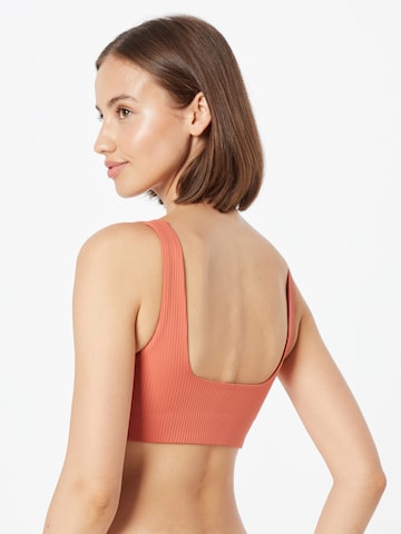 Girlfriend Collective Bustier Sports-BH 'TOMMY' i oransje