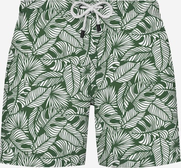 WESTMARK LONDON Board Shorts 'Botanic' in Green: front