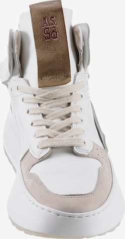 A.S.98 High-Top Sneakers in White