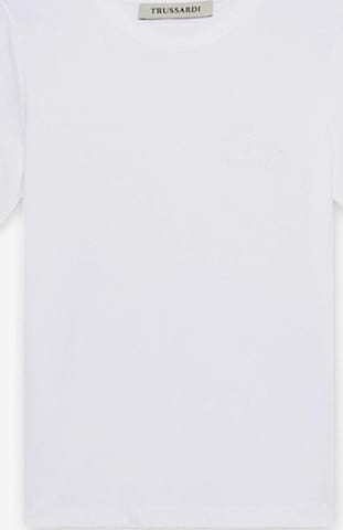 Trussardi - Camiseta en blanco: frente