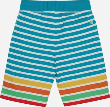 Frugi Regular Pants 'Aiden Striped' in Blue