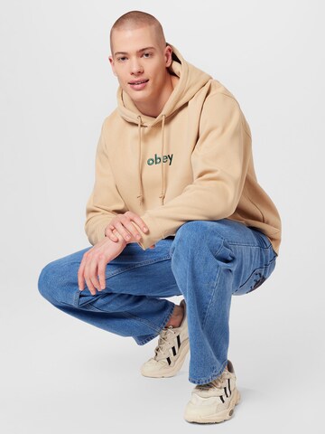 Obey Sweatshirt in Beige