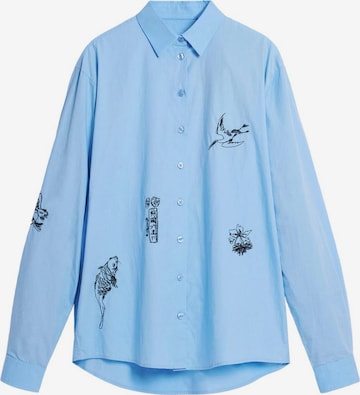 DesigualRegular Fit Košulja - plava boja: prednji dio