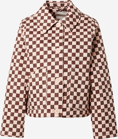 Monki Between-season jacket in Brown / Pink, Item view