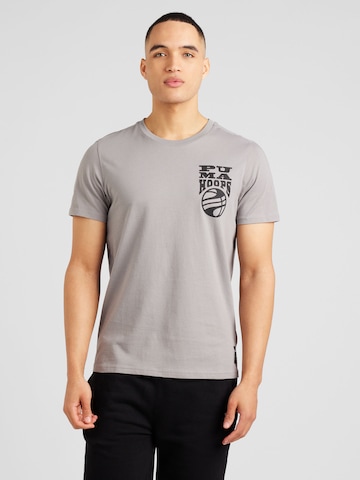 T-Shirt fonctionnel 'The Hooper' PUMA en gris : devant