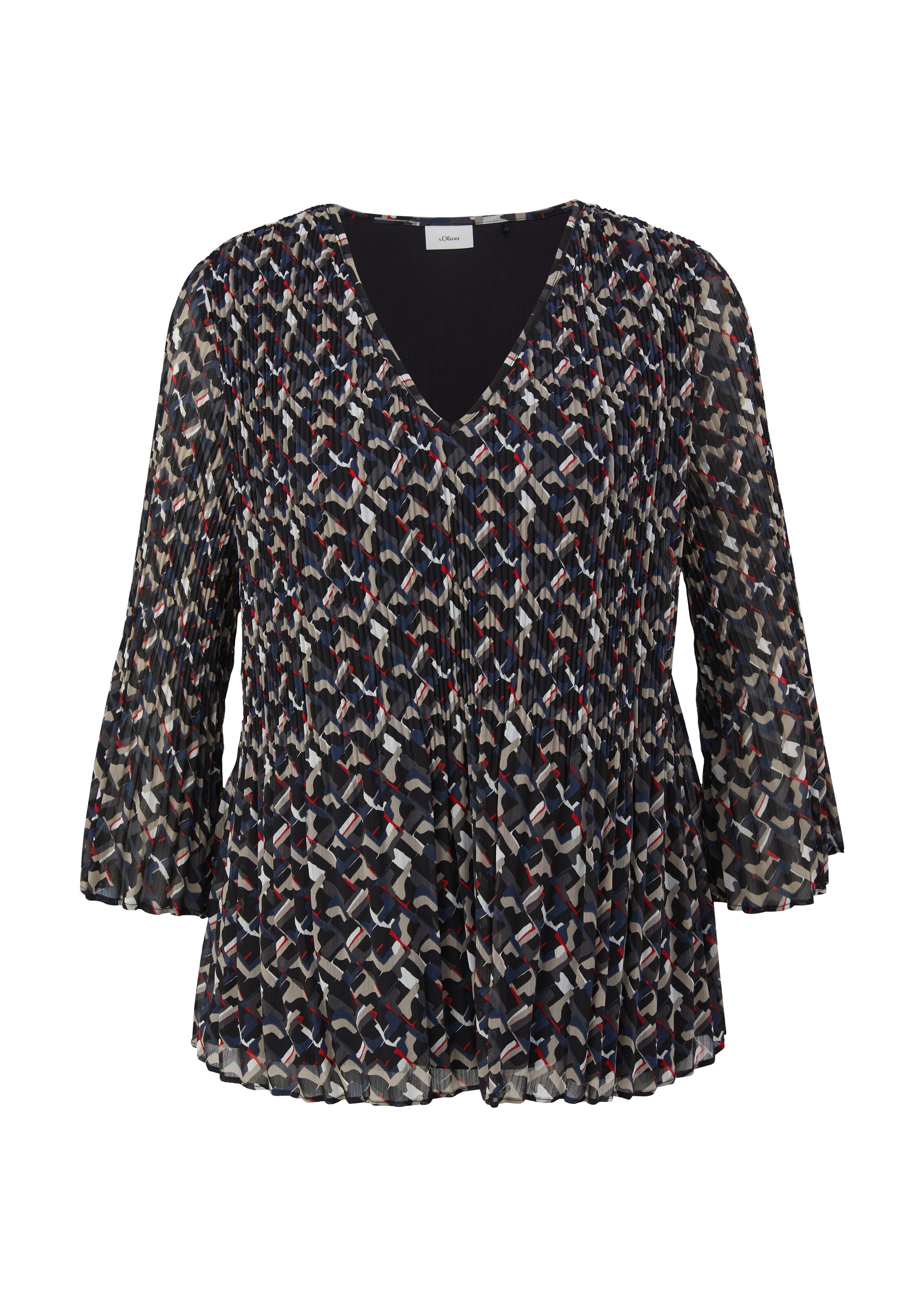 Chemisier s.Oliver BLACK LABEL en noir : devant