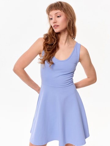 Robe 'Stacy' mandragora en bleu