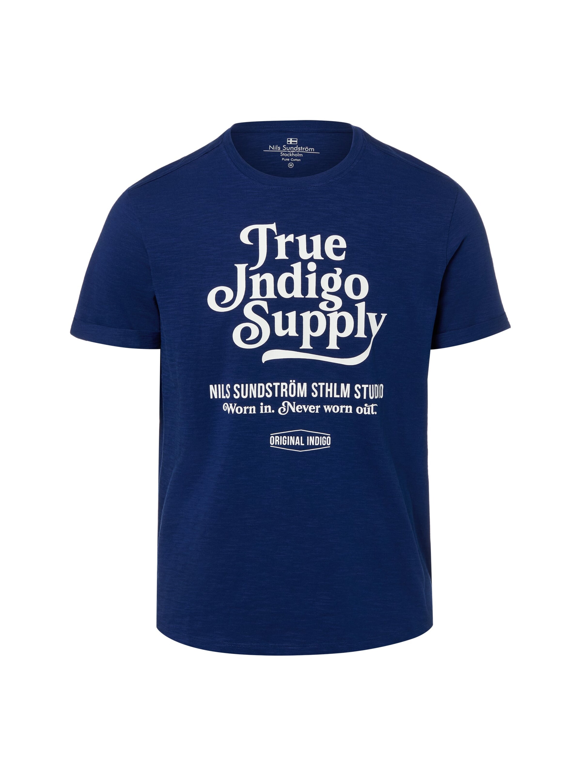 T-Shirt Nils Sundström en bleu : devant