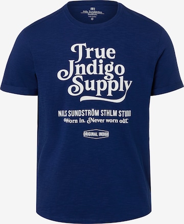 T-Shirt Nils Sundström en bleu : devant