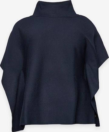 Mantellina di Ulla Popken in blu: frontale