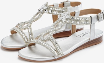 LASCANA Strap Sandals in Silver