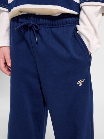 Hummel Wide leg Trousers 'Jump' in Blue