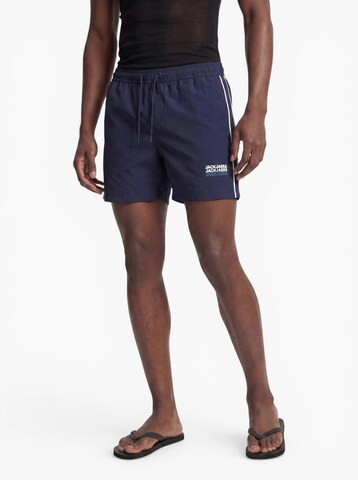 JACK & JONES - Bermudas 'JPSTMAUI SUNRISE' en azul: frente