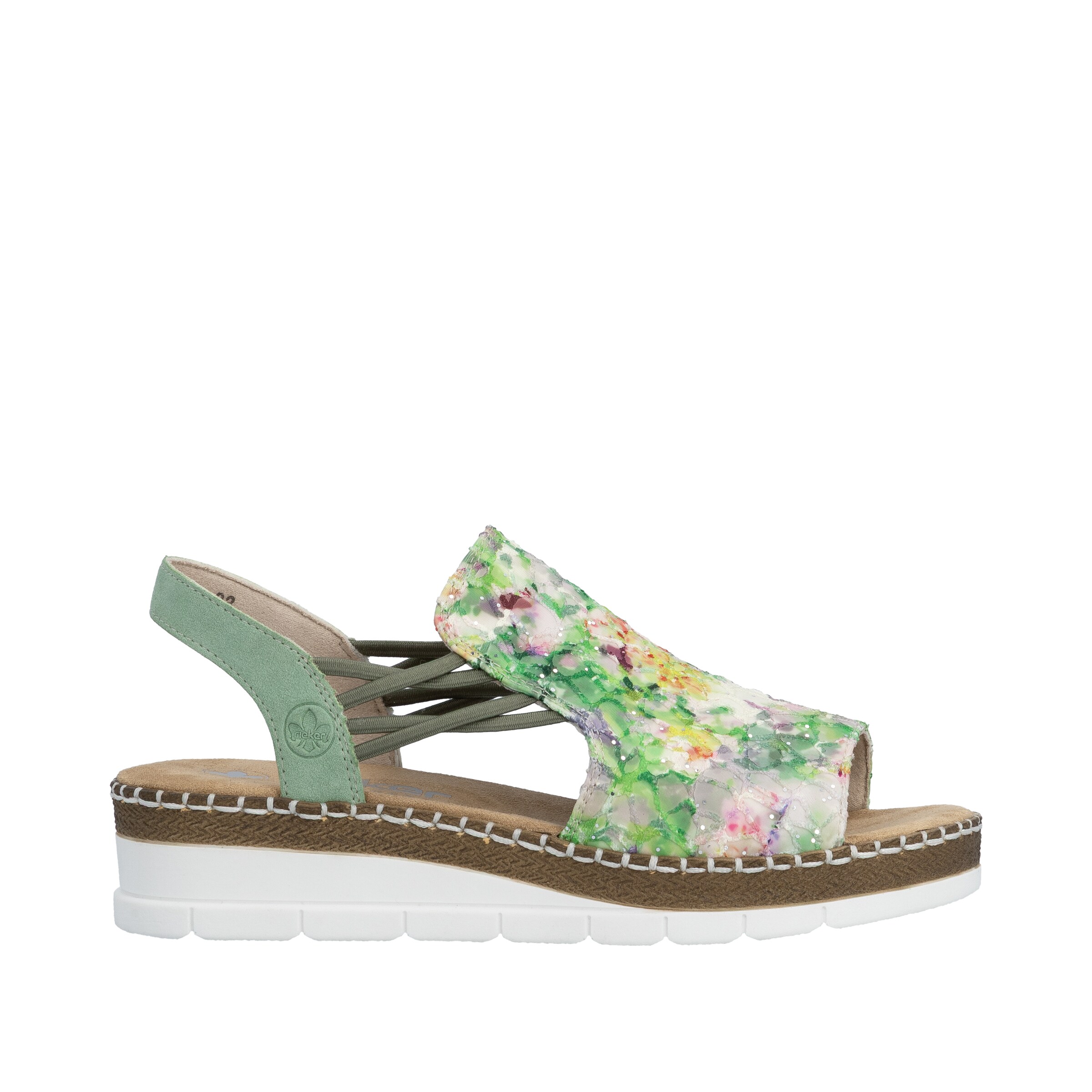 Sandales Rieker en mélange de couleurs