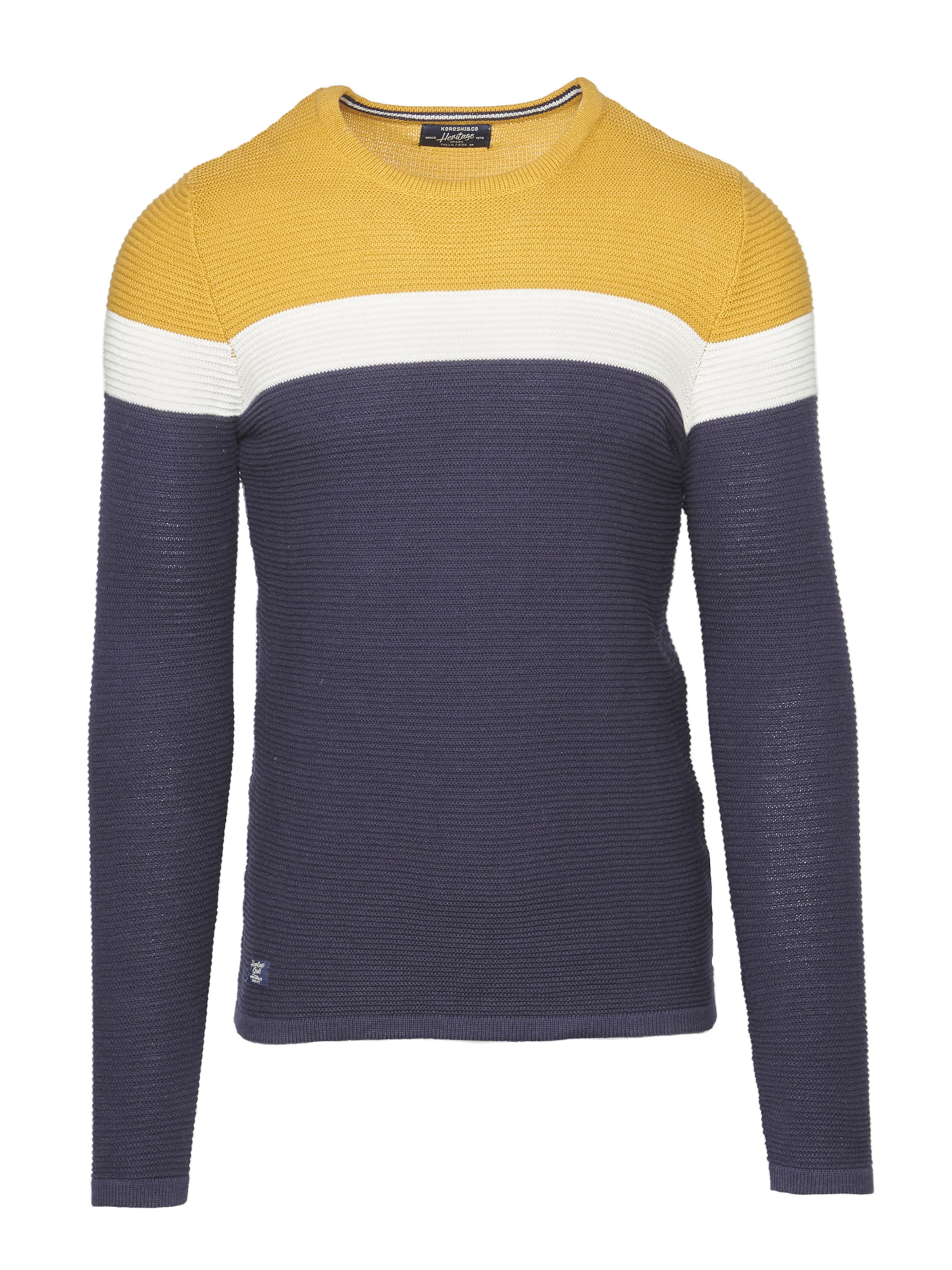 dzeltens KOROSHI Džemperis: no priekšpuses