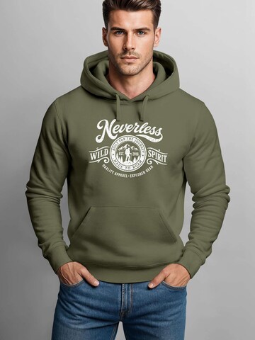 Neverless Sweatshirt 'Wild Spirit' in Green