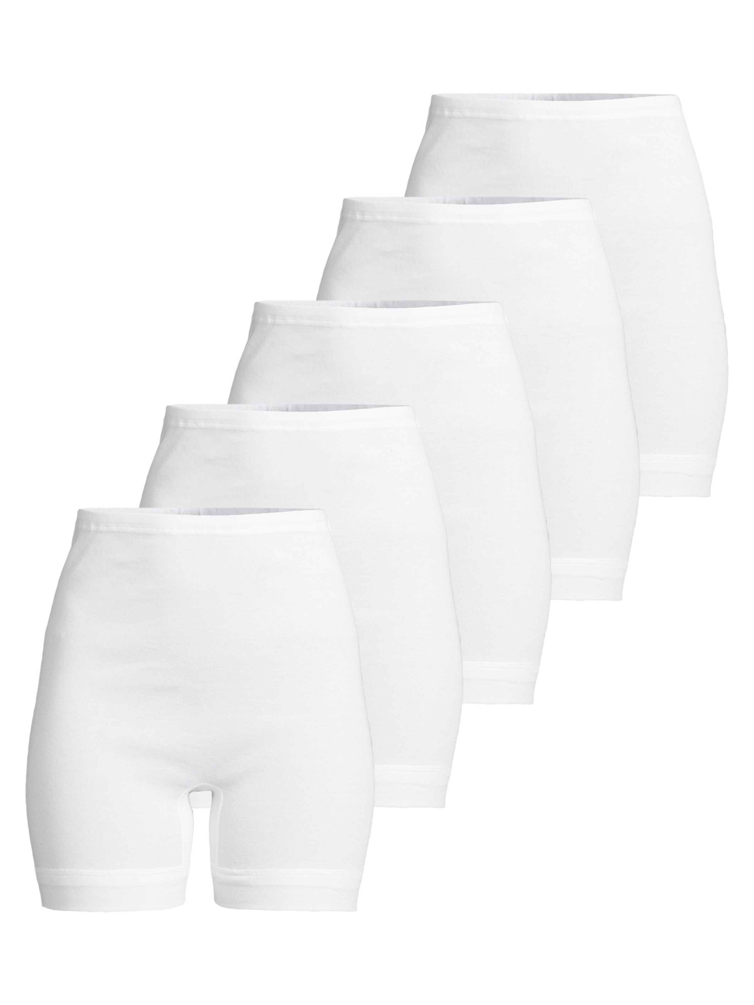 ESGE Boyshorts 'Basic - Feinripp' in White: front