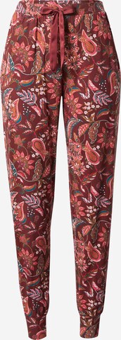 Hunkemöller Pyžamové kalhoty – červená: přední strana