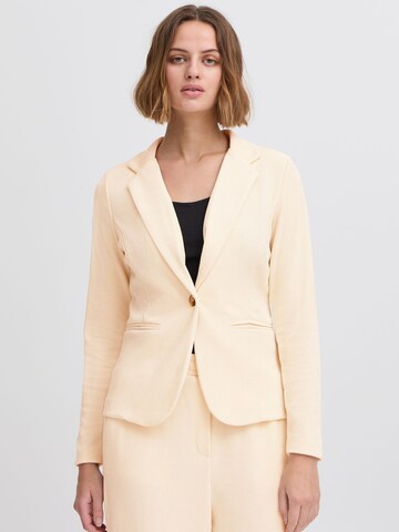 Blazer ' IHKATE CORDUROY BL2 ' di ICHI in bianco