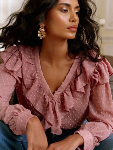 Lipsy Blouse in Pink