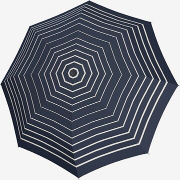 Doppler Umbrella 'Fiber Flex' in Blue: front