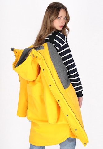 Parka mi-saison DreiMaster Maritim en jaune