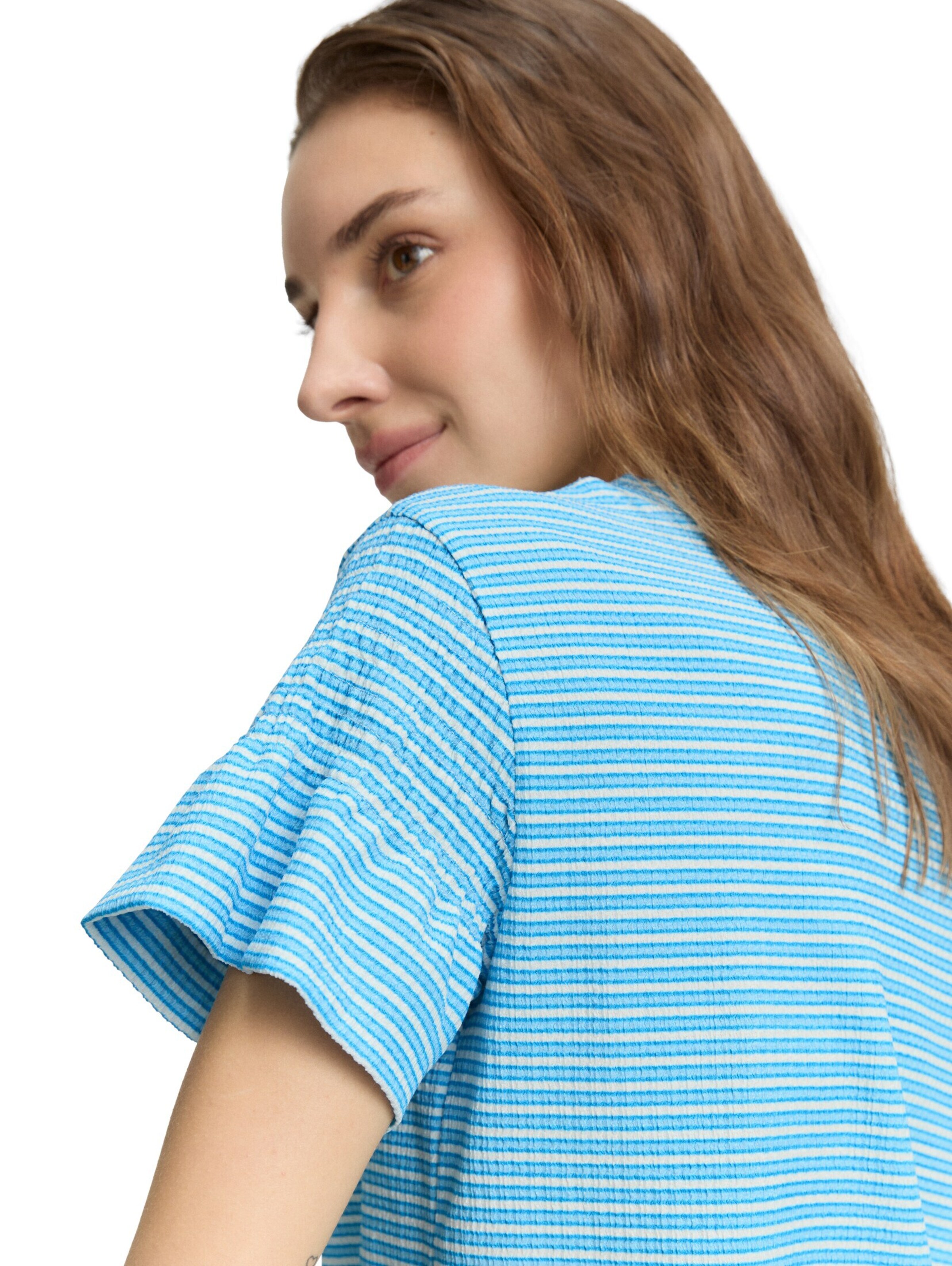 TOM TAILOR DENIM Shirt in Blauw