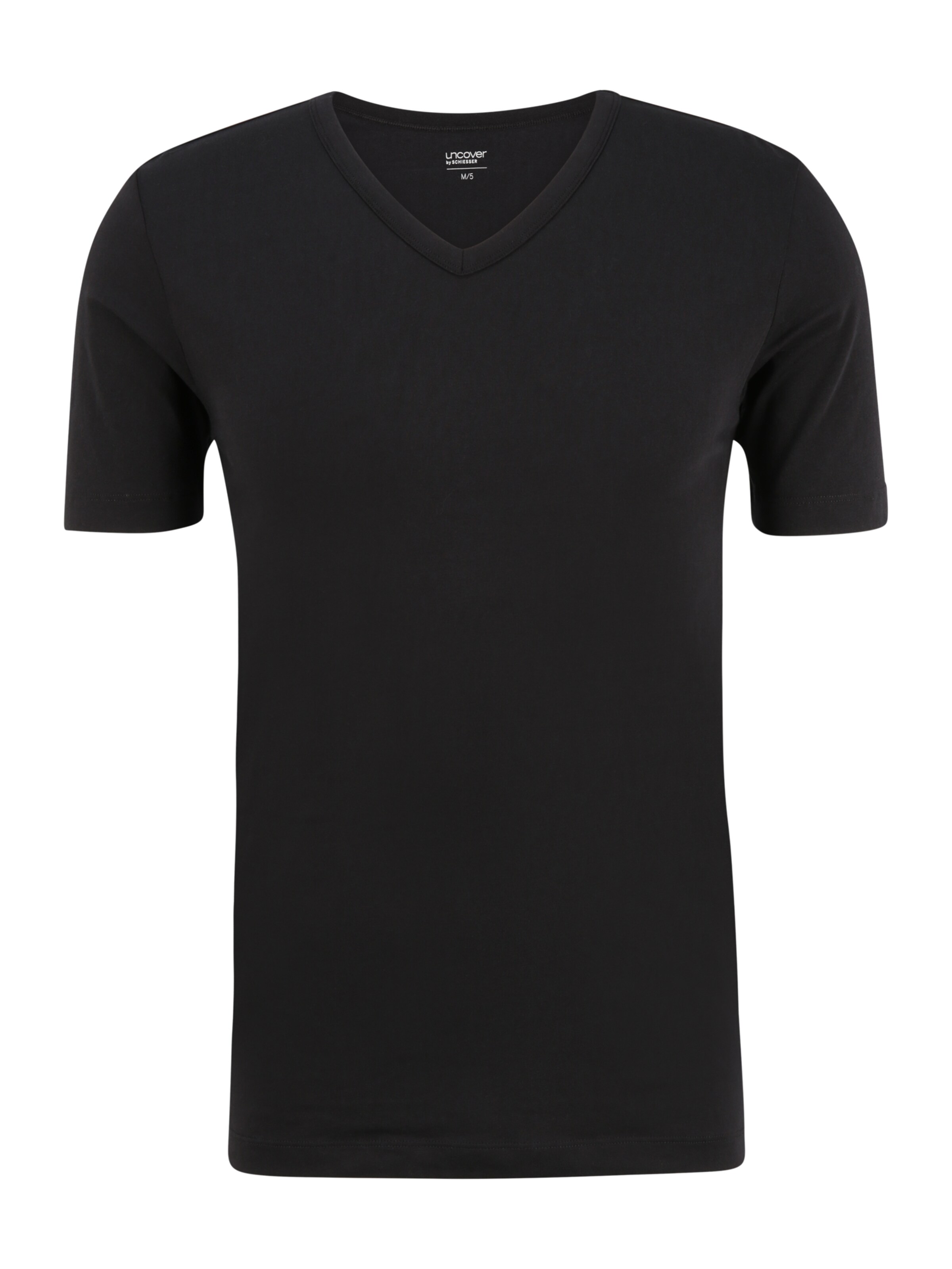 T-Shirt uncover by SCHIESSER en noir : devant