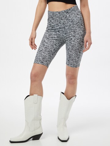 Gestuz Skinny Leggings 'Pilo' in Grey: front