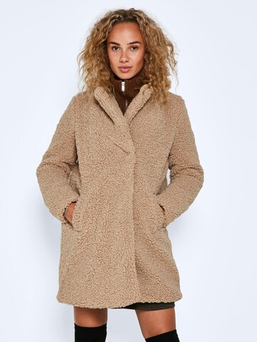 Manteau d’hiver 'Gabi' Noisy may en beige : devant