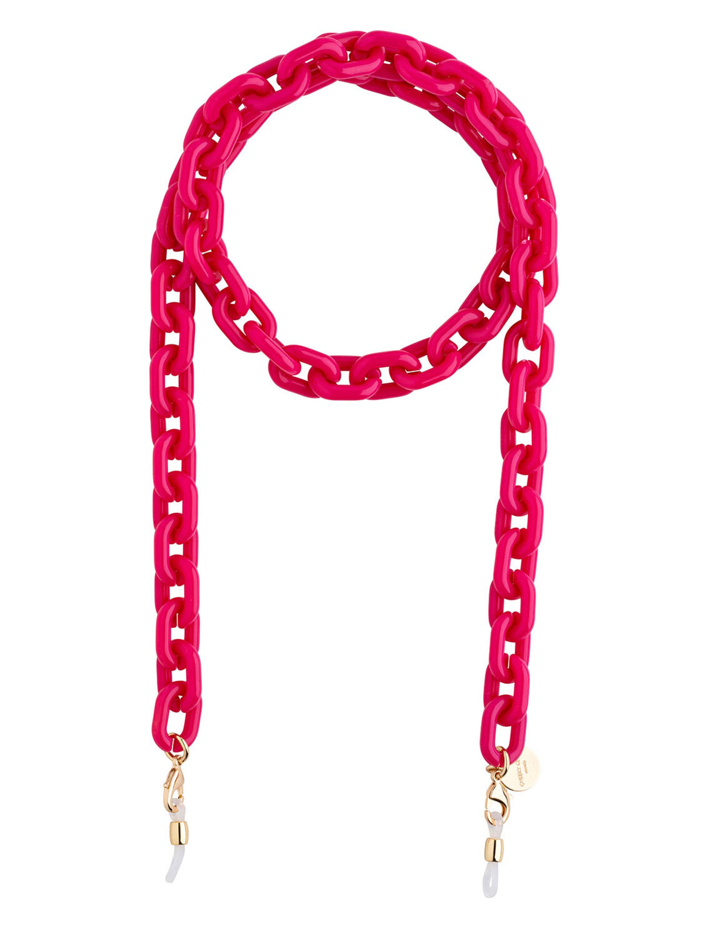 Cheeky Chain Munich Brillenkette 'Tokio' in Pink: Vorderseite