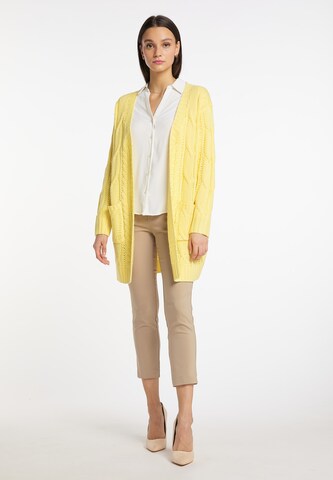 Usha Knit Cardigan in Yellow