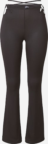 Tally Weijl Flared Leggings in Black: front